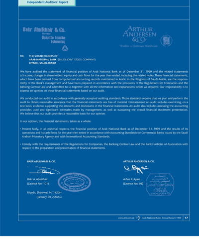 Annual Report 1999